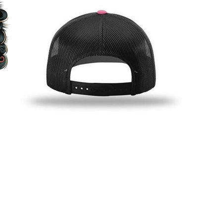 Hot Pink/ Black - BACK