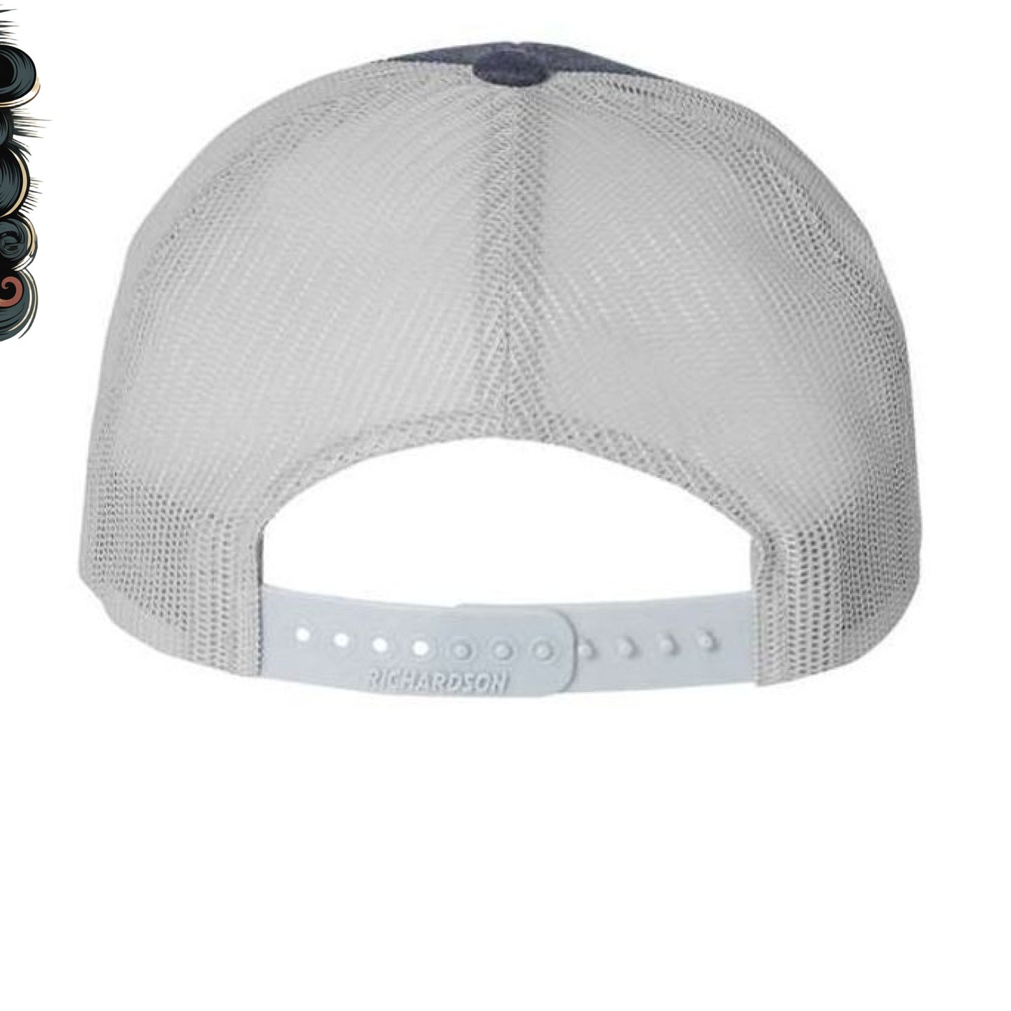 Heather Navy/ Silver - BACK