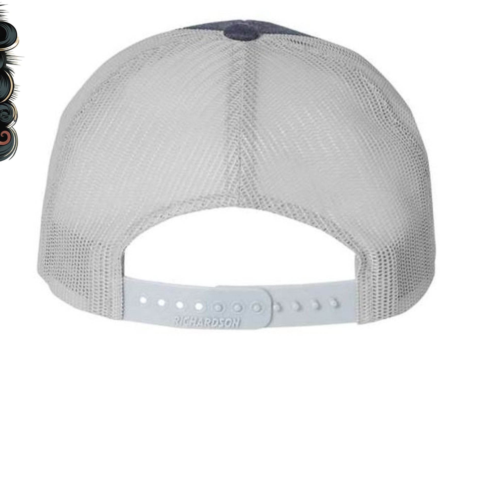 Heather Navy/ Silver - BACK