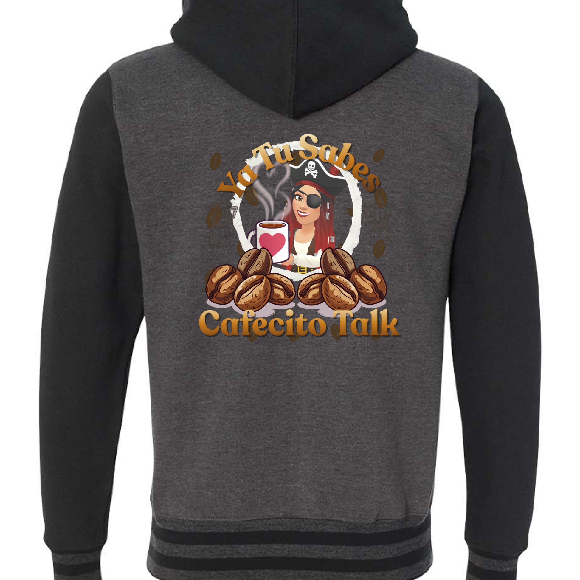 Charcoal Heather/ Black - BACK