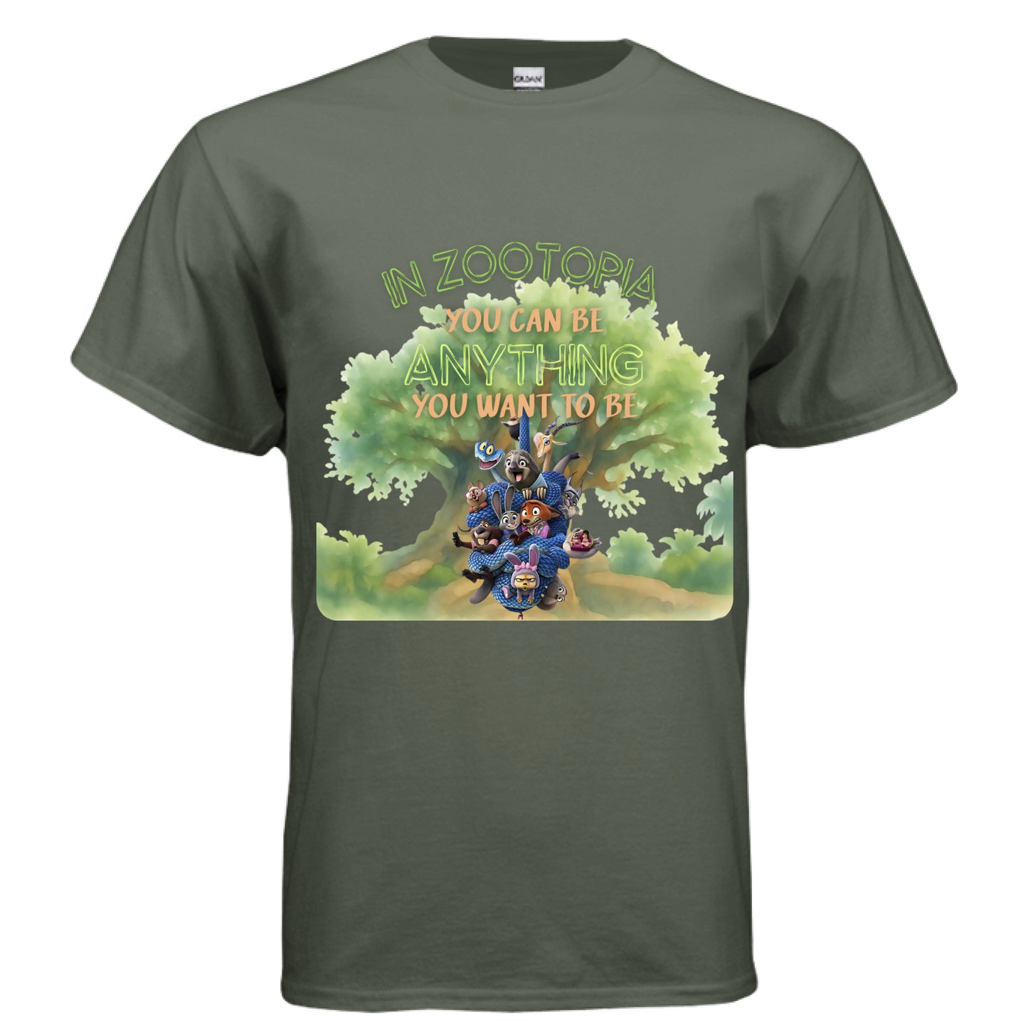MILITARY GREEN - FRONT